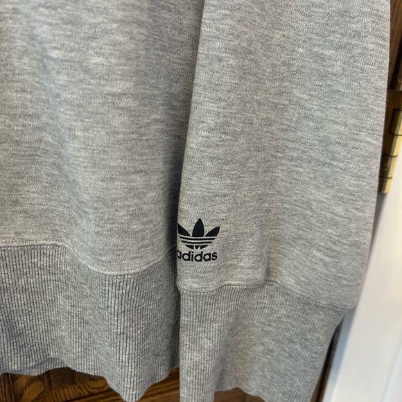 Adidas Gray Turtleneck Sweatshirt Athletic Women’s Medium - Picture 7 of 10